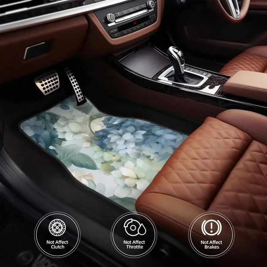 Watercolor Hydrangea Floral Car Floor Mats 4 Piece Set For Sedan Truck Universal
Watercolor Hydrangea Floral Car Floor Mats 4 Piece Set For Sedan Truck Universal