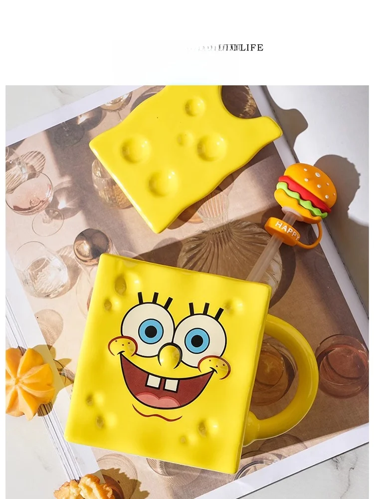 Ceramic Mugs SpongeBob Cartoon Printed Coffee Mug Style Home Cup for Adults Gift Box Set 40-500mL Large Capacity Drinkware
Ceramic Mugs SpongeBob Cartoon Printed Coffee Mug Style Home Cup for Adults Gift Box Set 40-500mL Large Capacity Drinkware