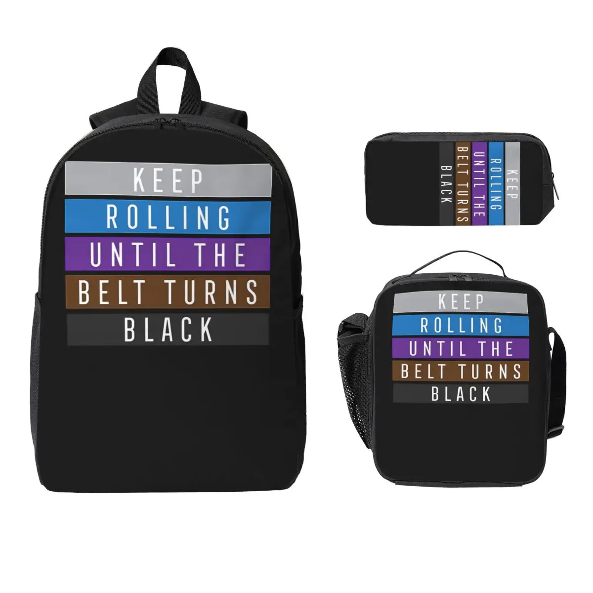 Рюкзак для джиу-джитсу BJJ Keep Rolling Light, студенческий рюкзак для мальчиков и девочек, школьная сумка, сумка на плечо, 3 шт., изолированная сумка для обеда, пенал
Рюкзак для джиу-джитсу BJJ Keep Rolling Light, студенческий рюкзак для мальчиков и девочек, школьная сумка, сумка на плечо, 3 шт., изолированная сумка для обеда, пенал