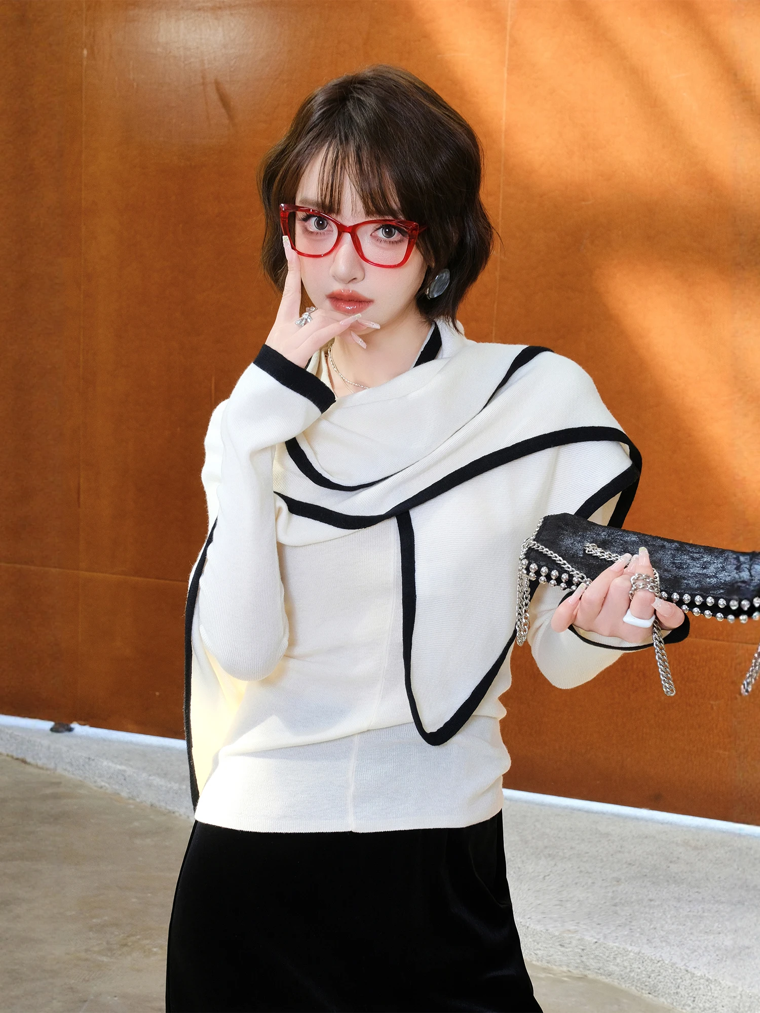 Высококачественный вязаный свитер из шерсти с 8 иглами, уникальный дизайн, осенне-зимний модный женский топ
Высококачественный вязаный свитер из шерсти с 8 иглами, уникальный дизайн, осенне-зимний модный женский топ