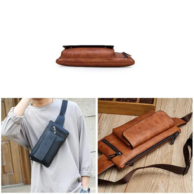 Men Chest Bag PU Leather Sling Shoulder Backpack Crossbody Bags Casual Resistant
Men Chest Bag PU Leather Sling Shoulder Backpack Crossbody Bags Casual Resistant