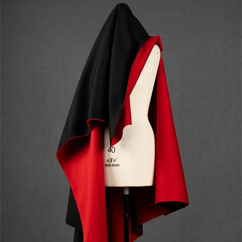 Double-sided Air Layer Composite Three-dimensional Silhouette Thick Creative Fabric Black and Red Dual Color Space Cotton Fabric
Double-sided Air Layer Composite Three-dimensional Silhouette Thick Creative Fabric Black and Red Dual Color Space Cotton Fabric