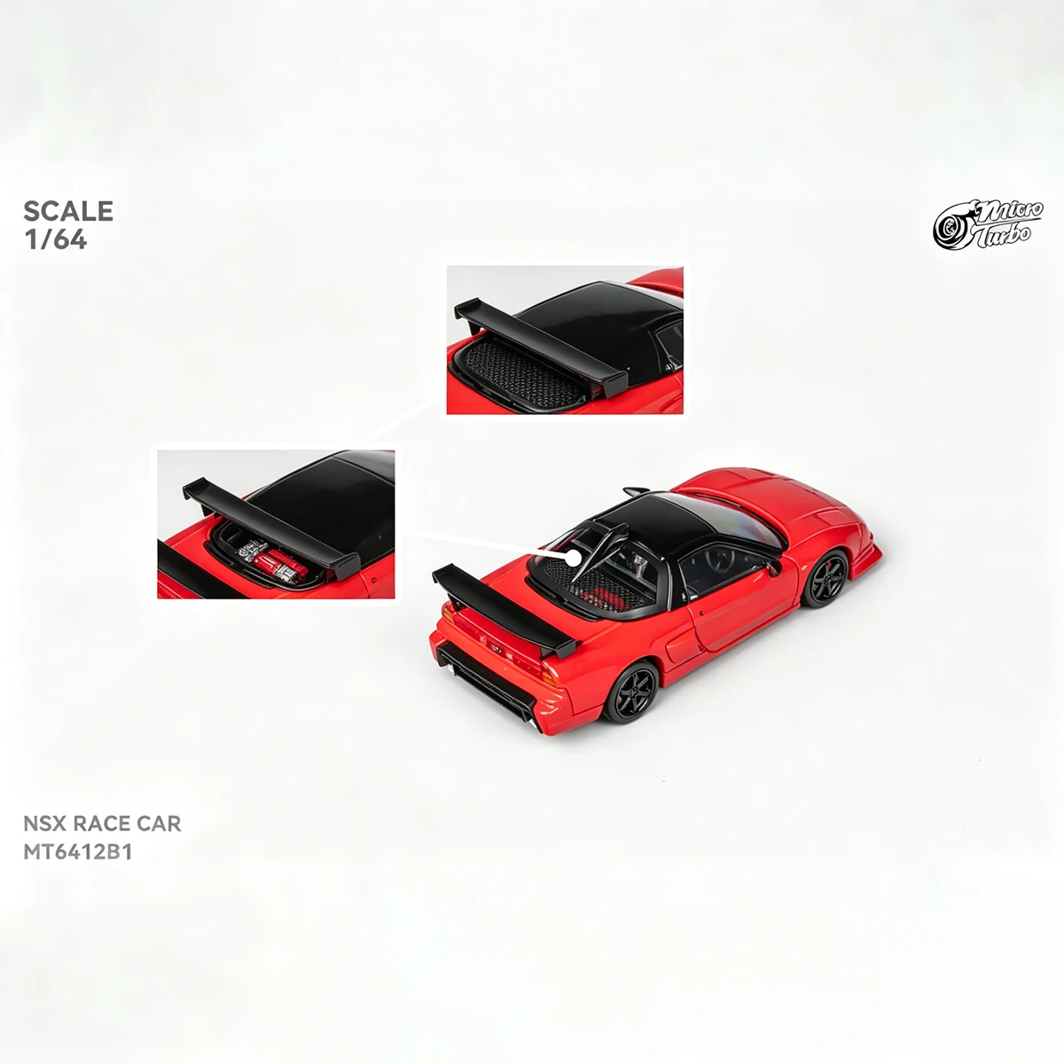 Micro Turbo 1:64 Honda NSX Race Car Red Diecast Model Car With Opening Hood & Pop-Up Headlight #MT6412B1 In Stock Ready To Ship
Micro Turbo 1:64 Honda NSX Race Car Red Diecast Model Car With Opening Hood & Pop-Up Headlight #MT6412B1 In Stock Ready To Ship
