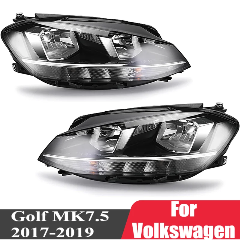 Halogen Headlight For VW Golf MK7.5 2017 2018 2019 Halogen Head Light Assembly with LED DRL Daytime Running Lamp Turn Signals
Halogen Headlight For VW Golf MK7.5 2017 2018 2019 Halogen Head Light Assembly with LED DRL Daytime Running Lamp Turn Signals