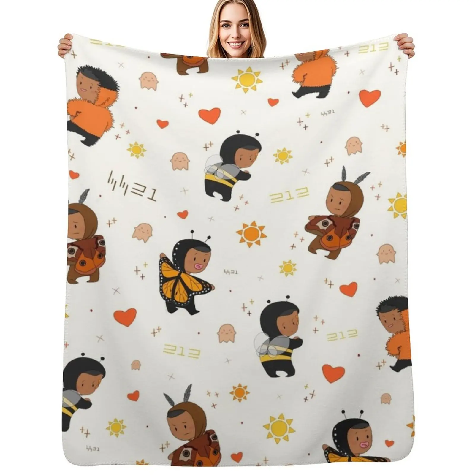Bug Battalion Scatter Print Throw Blanket Cozy Microfiber Throw Blanket for Home Bedroom
Bug Battalion Scatter Print Throw Blanket Cozy Microfiber Throw Blanket for Home Bedroom