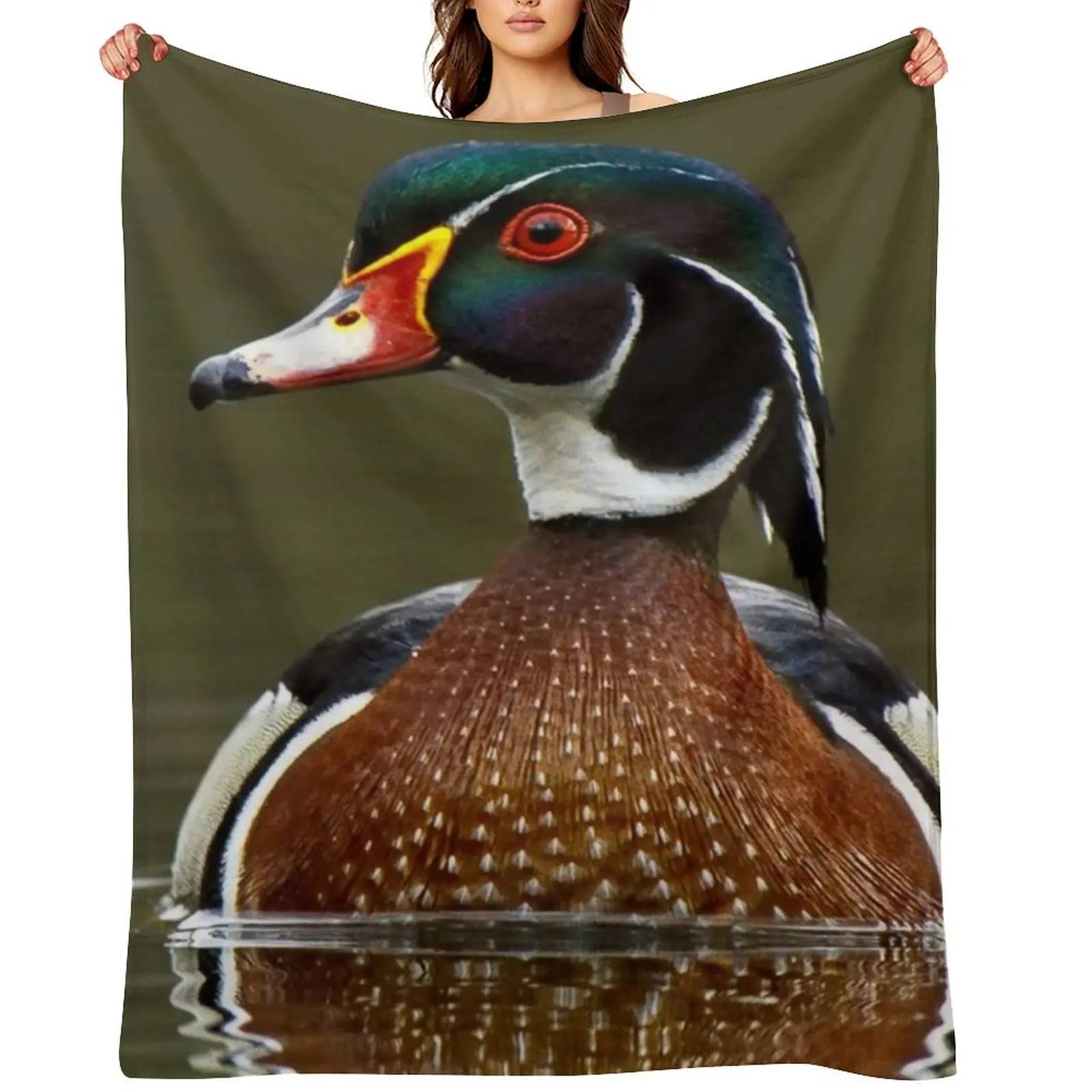 Wood Duck on Water Throw Blanket Retros Thermal Kid'S Nap Blankets
Wood Duck on Water Throw Blanket Retros Thermal Kid'S Nap Blankets