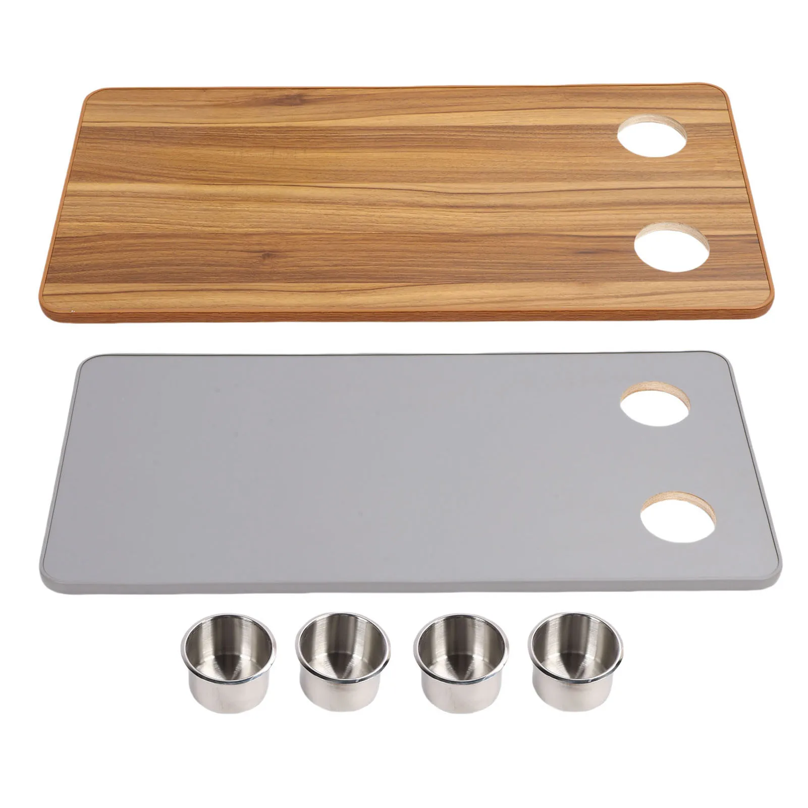 RV Table Top Replacement with 2 Cup Holder for Marine Trailer Motorhome Yacht Deck 31.49x15.74in Solid Wood Boat Table Top Panel
RV Table Top Replacement with 2 Cup Holder for Marine Trailer Motorhome Yacht Deck 31.49x15.74in Solid Wood Boat Table Top Panel