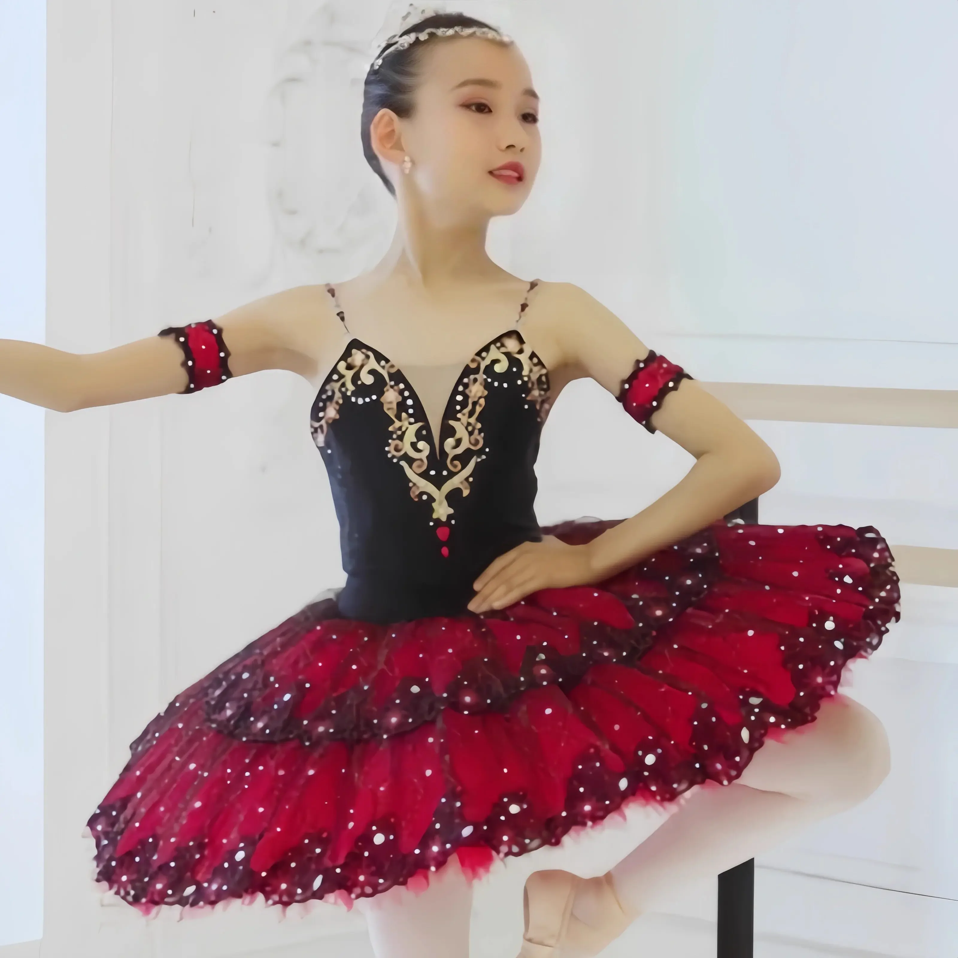 Children's Ballet Dance Performance Costumes, Professional Dance Competition Costumes, Girls' Stage Performance Gauze Skirts
Children's Ballet Dance Performance Costumes, Professional Dance Competition Costumes, Girls' Stage Performance Gauze Skirts