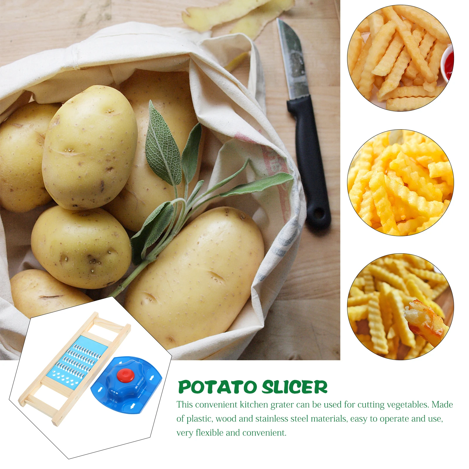 1 Set Vegetable Grater Potato Carrot Cheese Handheld Kitchen Gadget Multi-Function Ergonomic Compact Food Safety Tool Reusable
1 Set Vegetable Grater Potato Carrot Cheese Handheld Kitchen Gadget Multi-Function Ergonomic Compact Food Safety Tool Reusable