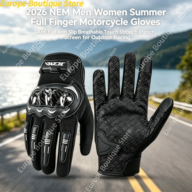 Anti Fall Anti Slip Summer Full Finger Motorcycle Gloves Men Women Breathable Touch Screen For Outdoor Racing Riding
Anti Fall Anti Slip Summer Full Finger Motorcycle Gloves Men Women Breathable Touch Screen For Outdoor Racing Riding