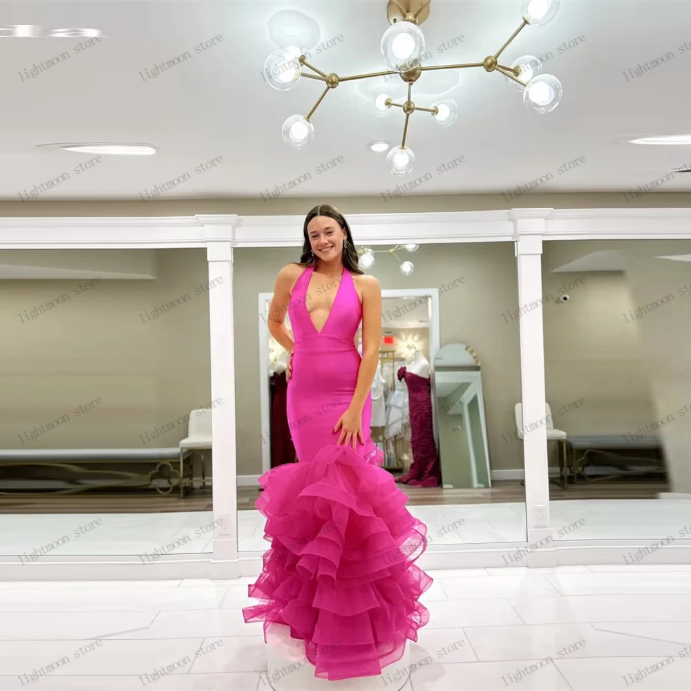 Простые вечерние платья Изящное платье для выпускного вечера Тюлевые халаты с оборками для официальной вечеринки Глубокий V-образный вырез Vestidos De Gala по индивидуальному заказу 2026
Простые вечерние платья Изящное платье для выпускного вечера Тюлевые халаты с оборками для официальной вечеринки Глубокий V-образный вырез Vestidos De Gala по индивидуальному заказу 2026