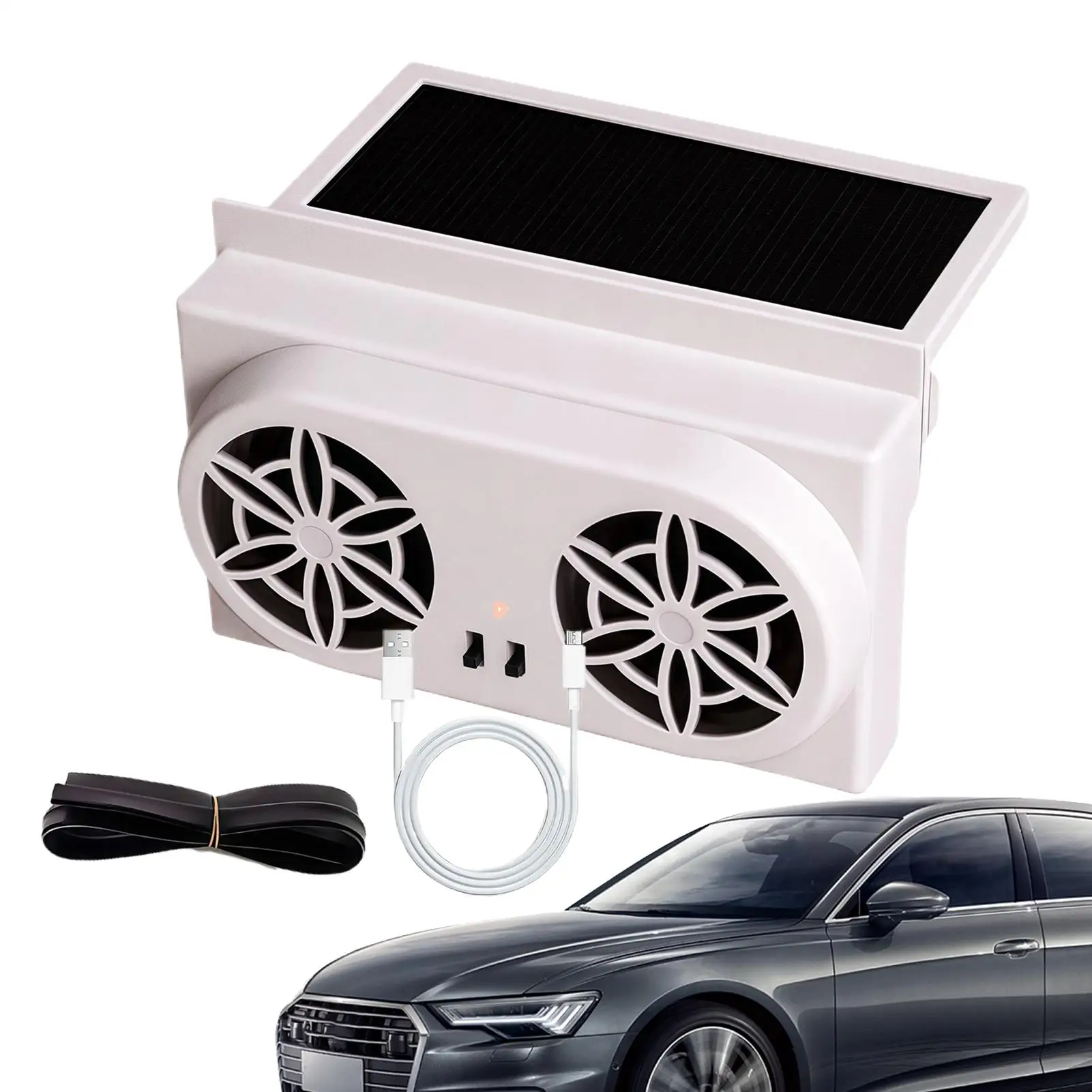 Solar Car Window Fan Window Fan Cooling Vent Exhaust Effective Quiet Vehicle Air Purifier Enhanced Comfort Summer Radiator
Solar Car Window Fan Window Fan Cooling Vent Exhaust Effective Quiet Vehicle Air Purifier Enhanced Comfort Summer Radiator
