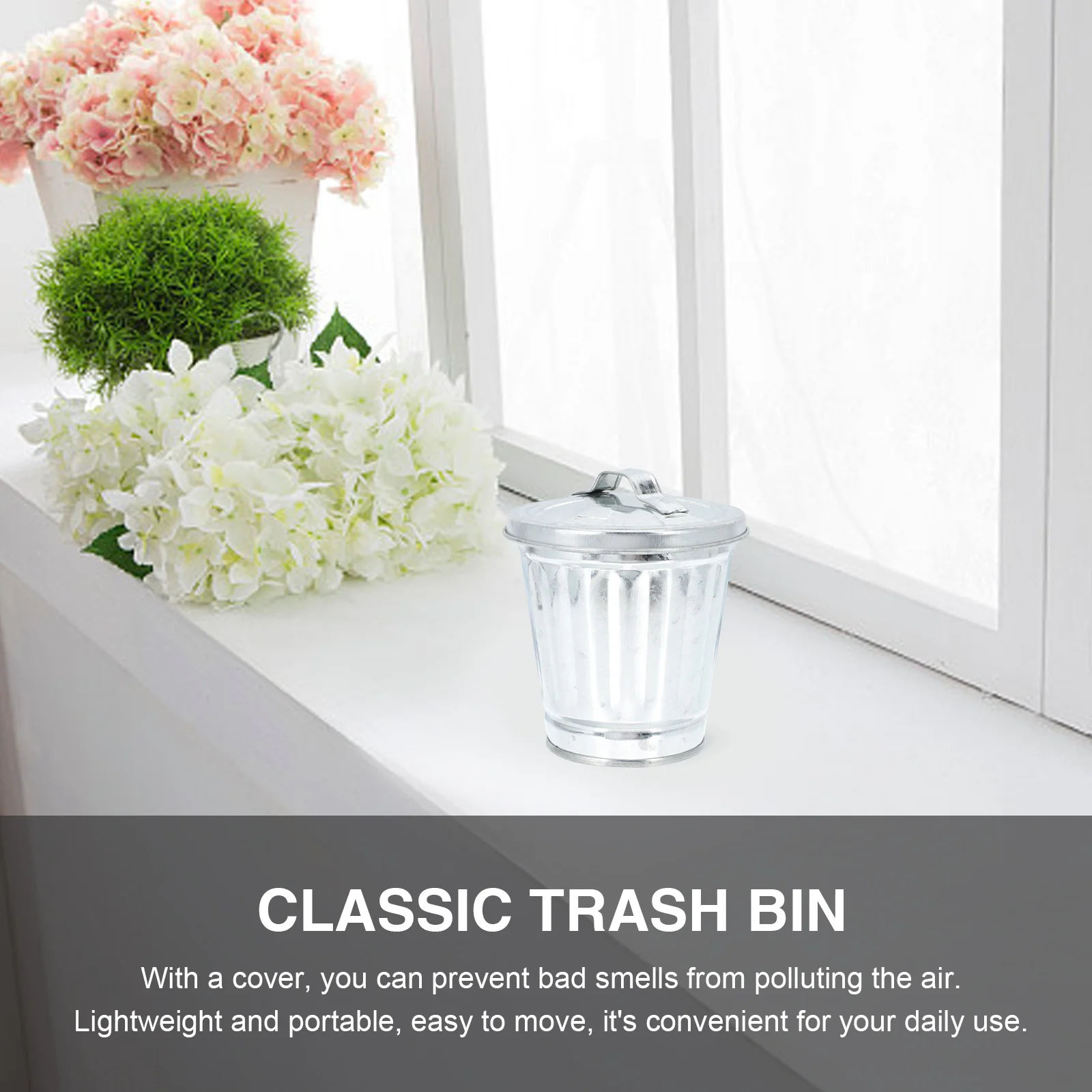 2pcs Adorable Mini Trash Bins Desktop Garbage Storage Containers With Cover Lightweight Household Waste Cans Decorative Trash 
2pcs Adorable Mini Trash Bins Desktop Garbage Storage Containers With Cover Lightweight Household Waste Cans Decorative Trash