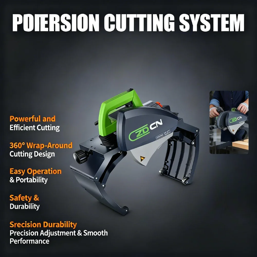 360° Electric Pipe Cutter Machine Copper/Steel Pipe Cutter Handheld Round Pipe Cutting Machine 15-220MM Pipe Cutter Tool ZD220
360° Electric Pipe Cutter Machine Copper/Steel Pipe Cutter Handheld Round Pipe Cutting Machine 15-220MM Pipe Cutter Tool ZD220