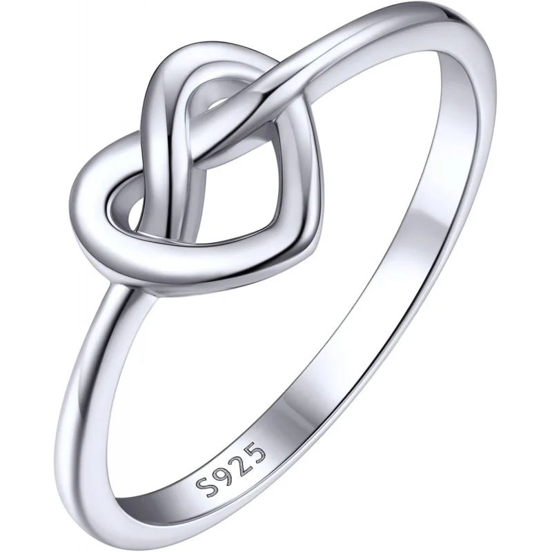 ChicSilver 925 Sterling Silver Love Knot Promise Ring High Polish Comfort Fit Band Ring Size 4-12(With Gift Box)
ChicSilver 925 Sterling Silver Love Knot Promise Ring High Polish Comfort Fit Band Ring Size 4-12(With Gift Box)