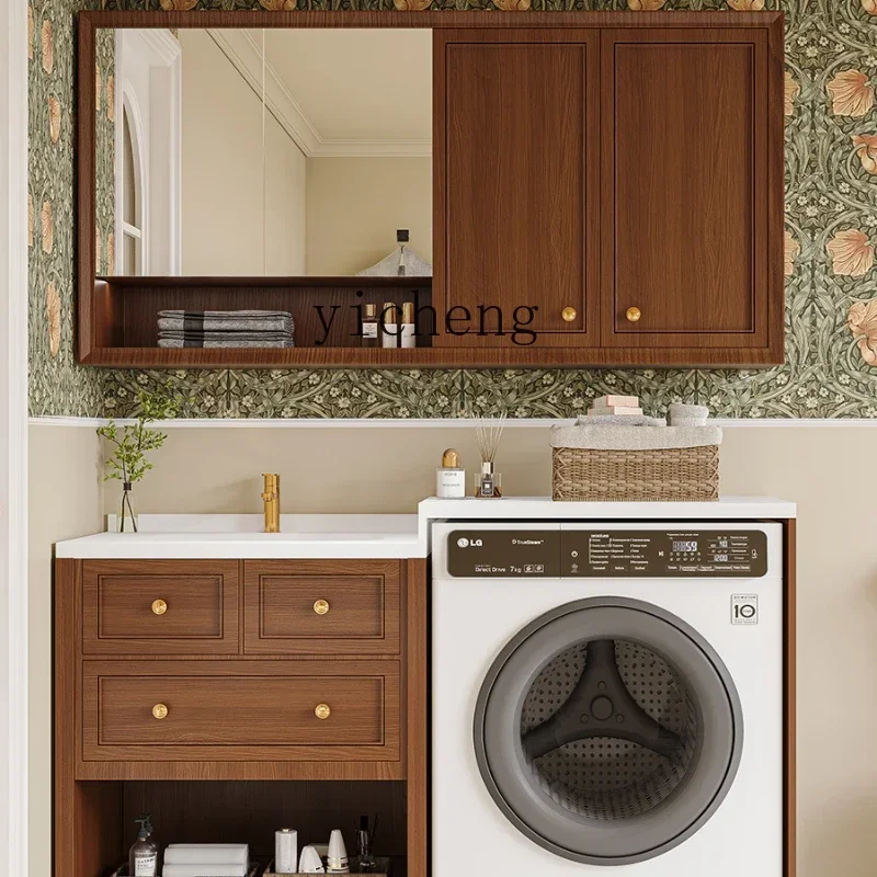 Stone Plate Whole Washbin Method Washing Machine Bathroom Cabinet Combination Washstand Washbasin
Stone Plate Whole Washbin Method Washing Machine Bathroom Cabinet Combination Washstand Washbasin