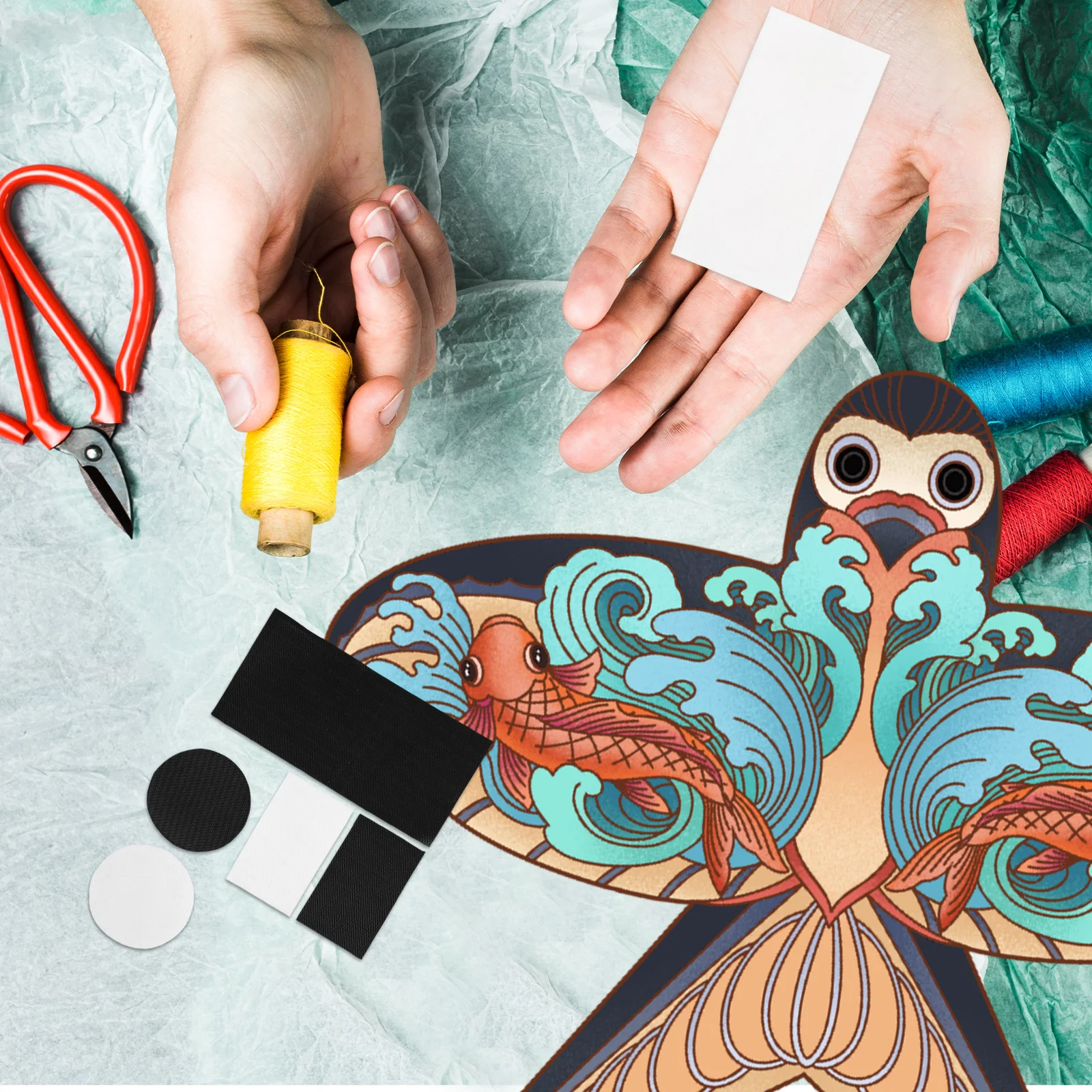 2 set Repair Kit Self-Adhesive Waterproof Patch Tape For Outdoor Kite Maintenance Large Hole Sealing Diy Supplies Family
2 set Repair Kit Self-Adhesive Waterproof Patch Tape For Outdoor Kite Maintenance Large Hole Sealing Diy Supplies Family