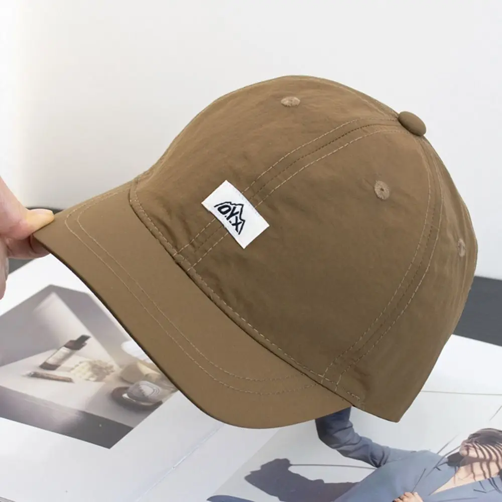 Autumn Korean Style Short Brim Baseball Hat Casual Quick-dry Letter Baseball Cap Soild Color Cotton Sunscreen Hat Women
Autumn Korean Style Short Brim Baseball Hat Casual Quick-dry Letter Baseball Cap Soild Color Cotton Sunscreen Hat Women