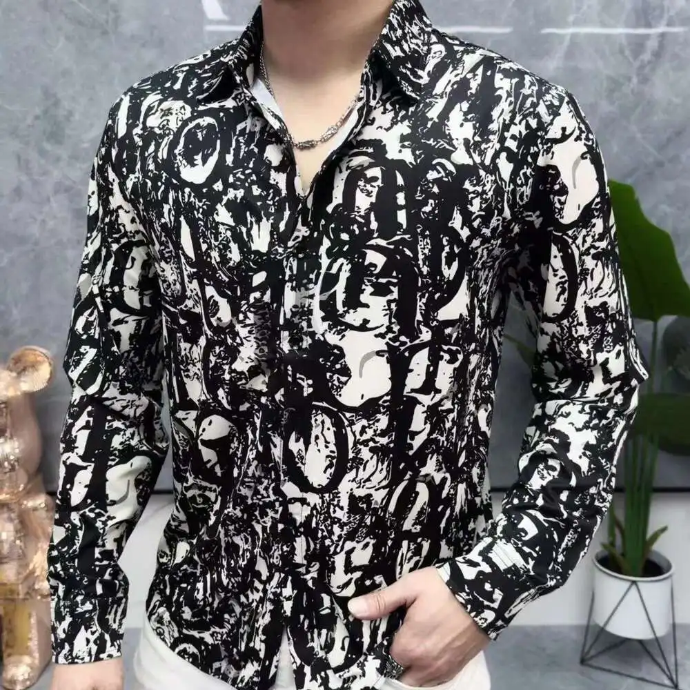 Full Letter Shirt Men Autumn Streetwear Light Luxury Versatile Long Sleeve Casual Trend Men's Top Long Sleeve Flower Shirt Men
Full Letter Shirt Men Autumn Streetwear Light Luxury Versatile Long Sleeve Casual Trend Men's Top Long Sleeve Flower Shirt Men