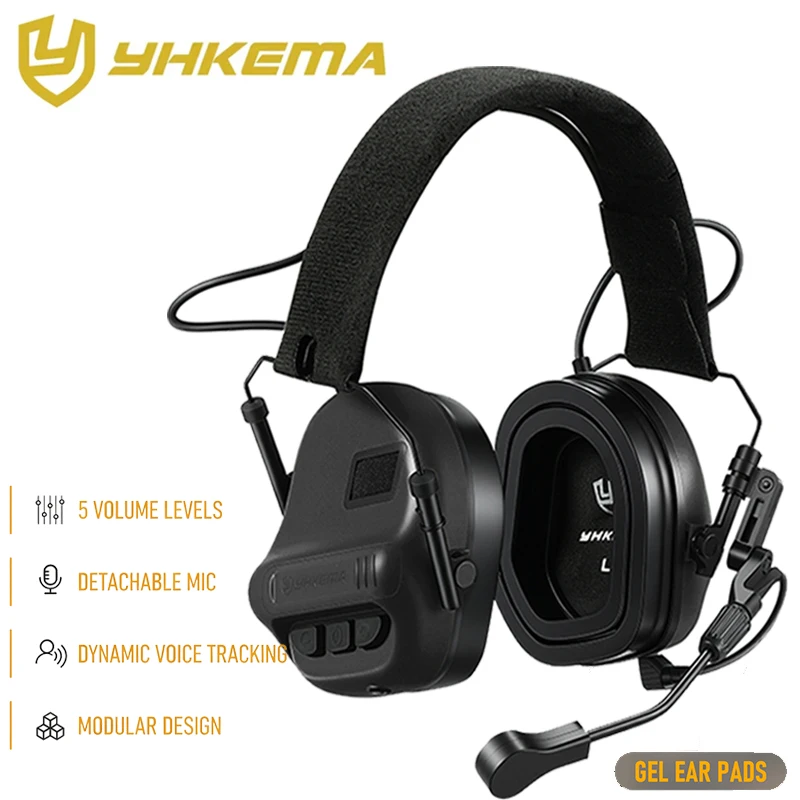 YHKEMA Tactical Headset E70 Hunting & Shooting Earmuffs with Microphone, Sound Amplification, Nato TP120 Jacket,
YHKEMA Tactical Headset E70 Hunting & Shooting Earmuffs with Microphone, Sound Amplification, Nato TP120 Jacket,