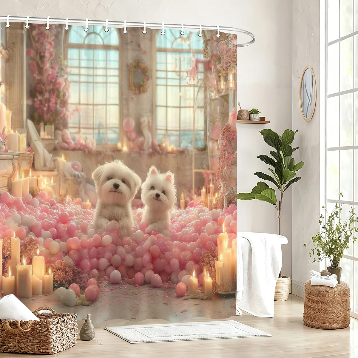 Милая занавеска для душа с принтом животных из полиэстера - очаровательный декор для ванной, прекрасный аксессуар для дома и ванной комнаты
Милая занавеска для душа с принтом животных из полиэстера - очаровательный декор для ванной, прекрасный аксессуар для дома и ванной комнаты