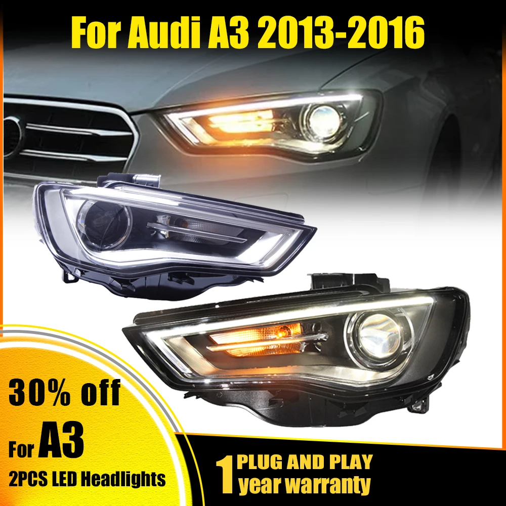 2pcs LED Headlamp Headlights For Audi A3 2013 2014 2015 2016 Modified Head Lamps Xenon Head Lights Car Daytime Running Lights
2pcs LED Headlamp Headlights For Audi A3 2013 2014 2015 2016 Modified Head Lamps Xenon Head Lights Car Daytime Running Lights
