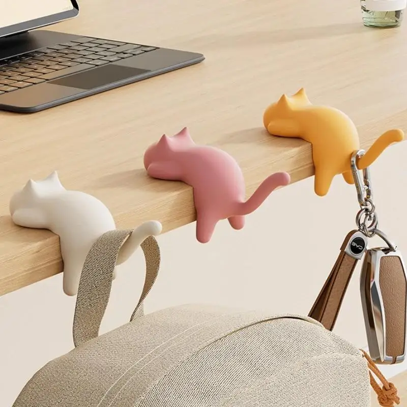 Lovely Cat Design Table Edge Hook Durable Bag Hanger Practical Backpack Handbag Holder For Home Office Daily Use
Lovely Cat Design Table Edge Hook Durable Bag Hanger Practical Backpack Handbag Holder For Home Office Daily Use