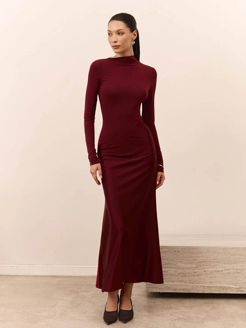 Marthaqiqi Fashion Female Nightwear O-Neck Sleepwear Long Sleeve Pajamas Ankle-Length Dress Patchwork Women'S Nightgowns Winter
Marthaqiqi Fashion Female Nightwear O-Neck Sleepwear Long Sleeve Pajamas Ankle-Length Dress Patchwork Women'S Nightgowns Winter