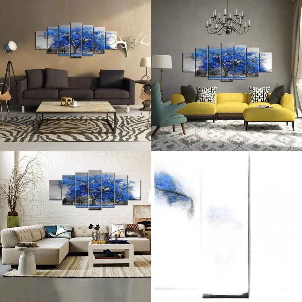 Настенное искусство с пейзажем синего дерева из 7 предметов для дома, черно-белые принты на холсте в рамке
Настенное искусство с пейзажем синего дерева из 7 предметов для дома, черно-белые принты на холсте в рамке
