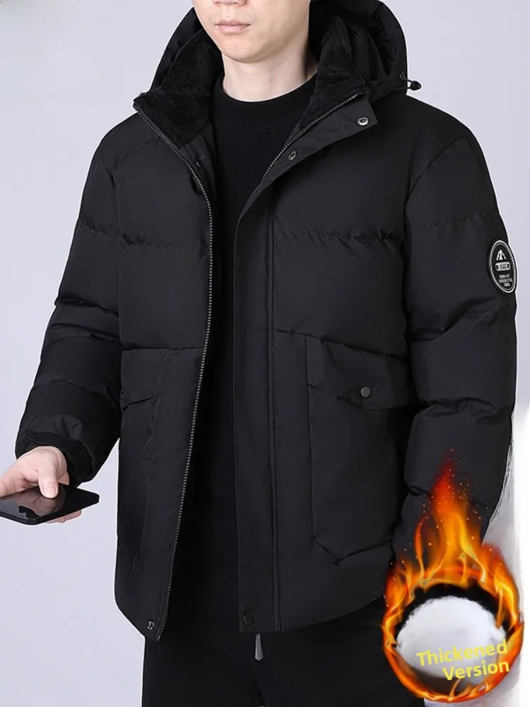 Paul Мужское зимнее хлопковое пальто Jaet Thiened с капюшоном на пуху, теплое молодежное пальто свободного покроя из полиэфирного волокна, длинное свековое пальто на молнии...
Paul Мужское зимнее хлопковое пальто Jaet Thiened с капюшоном на пуху, теплое молодежное пальто свободного покроя из полиэфирного волокна, длинное свековое пальто на молнии...