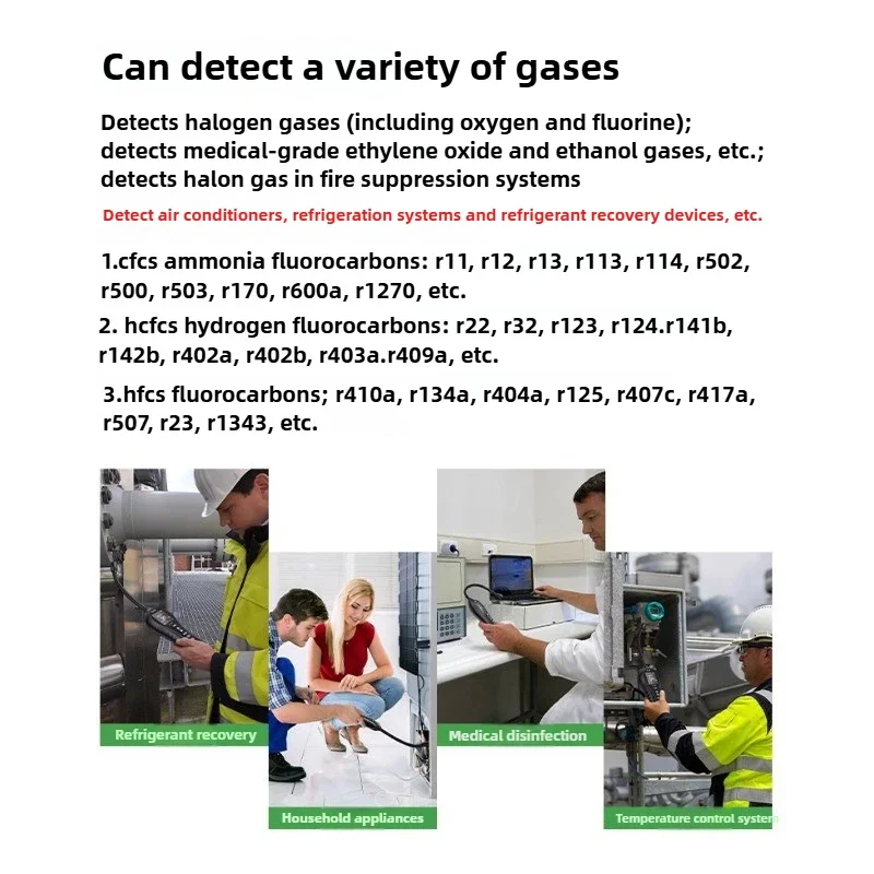 Refrigerant Leak Detector, Air Conditioner Fluorine Leak, Refrigerator, Dog Nose Car Probe, Fluorine Refrigerant, Snow Seed Leak
Refrigerant Leak Detector, Air Conditioner Fluorine Leak, Refrigerator, Dog Nose Car Probe, Fluorine Refrigerant, Snow Seed Leak