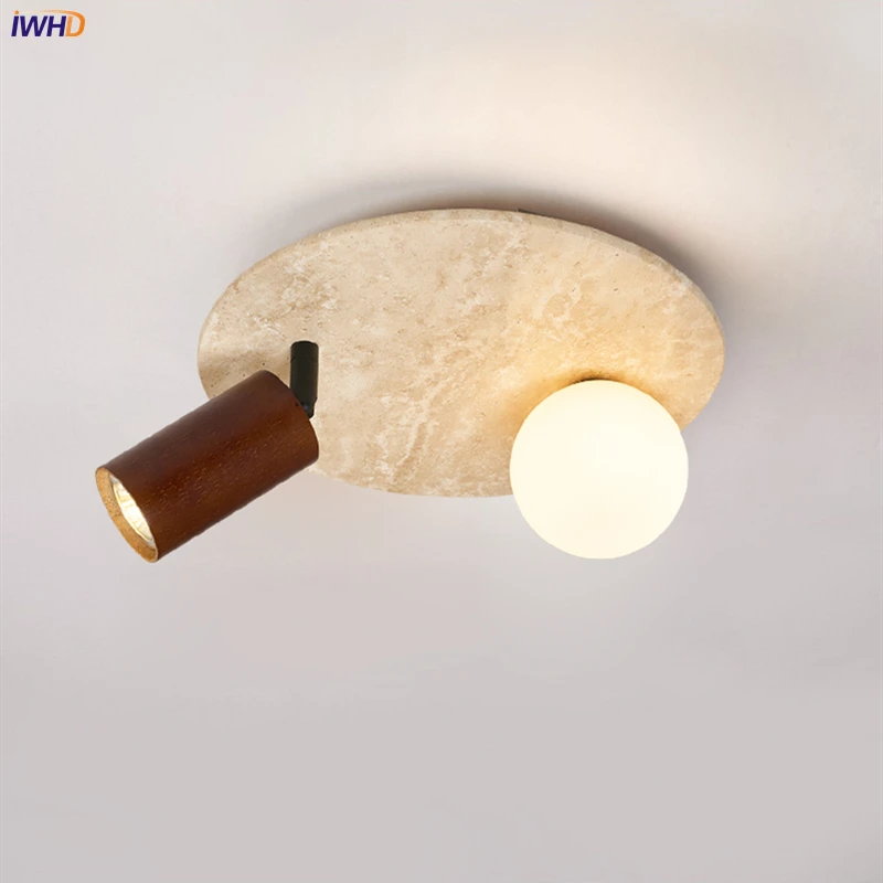 IWHD Wabi Sabi LED Ceiling Light Fixtures Yellow Travertine Home Decoration Bedside Living Room Ceiling Lamp Lampara Led Techo
IWHD Wabi Sabi LED Ceiling Light Fixtures Yellow Travertine Home Decoration Bedside Living Room Ceiling Lamp Lampara Led Techo