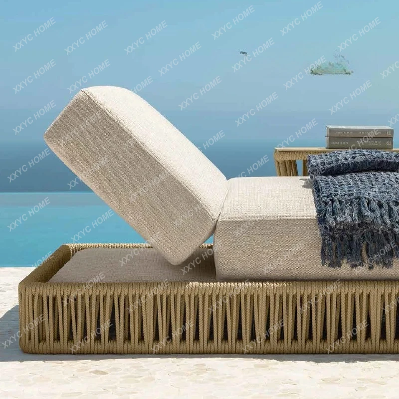 QQ Hotel Garden Sun Loungers Outdoor Exterior Aluminum Rope Chaise Lounge Chair Sunbed
QQ Hotel Garden Sun Loungers Outdoor Exterior Aluminum Rope Chaise Lounge Chair Sunbed