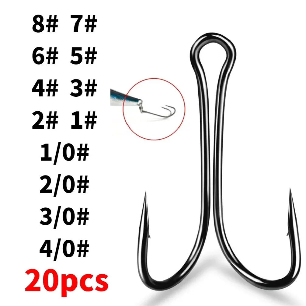 50pcs Double Fishing Hook Duple Hooks Barbed High Carbon Steel Soft Lure Fish Accessories Offshore Angling Tackle
50pcs Double Fishing Hook Duple Hooks Barbed High Carbon Steel Soft Lure Fish Accessories Offshore Angling Tackle