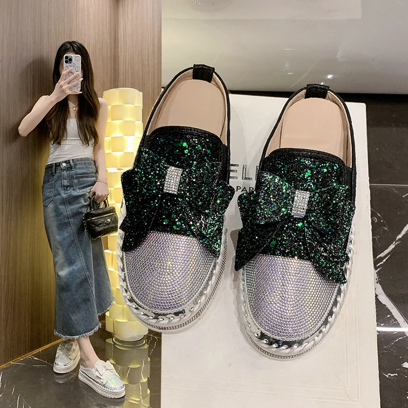 High-heel Platform Toe Water Droplet Sequin Bow Fashion Versatile Comfortable Anti-slip Breathable Women's Fashion Slippers
High-heel Platform Toe Water Droplet Sequin Bow Fashion Versatile Comfortable Anti-slip Breathable Women's Fashion Slippers