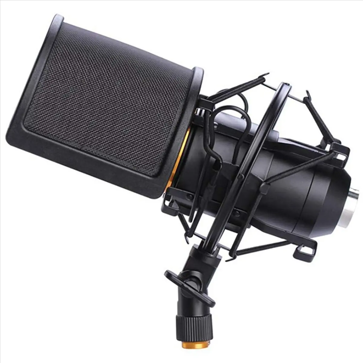 VVVBB 3X Microphone Shock Mount with Microphone Filter Windscreen Suspension Shock Mount Holder Clip
VVVBB 3X Microphone Shock Mount with Microphone Filter Windscreen Suspension Shock Mount Holder Clip