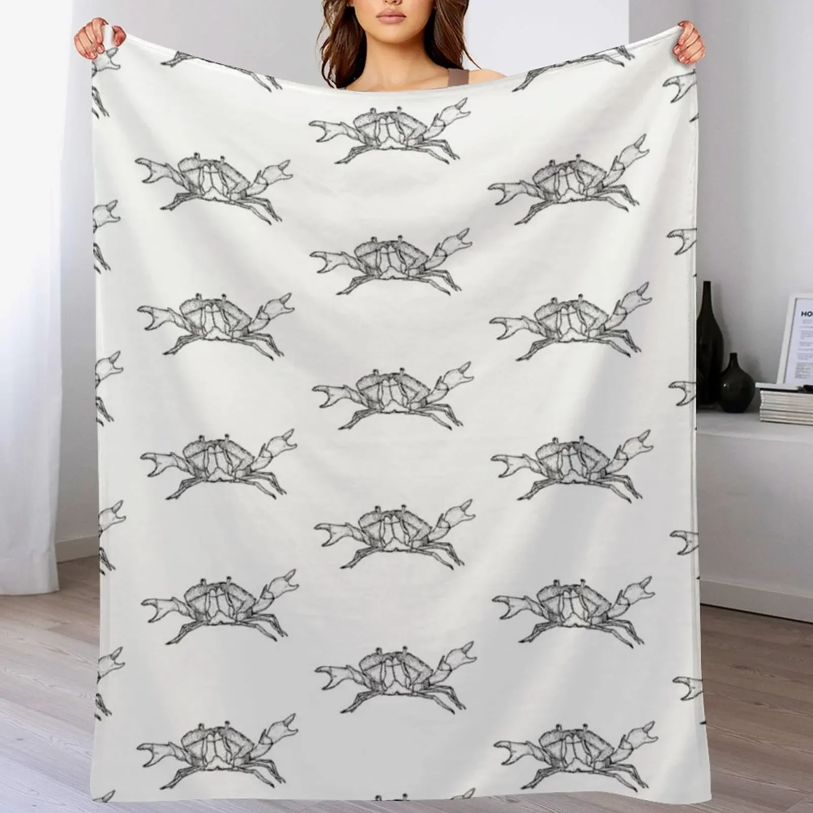 Crab Throw Blanket Long Lasting Soft Plush Blanket for Daily Use
Crab Throw Blanket Long Lasting Soft Plush Blanket for Daily Use