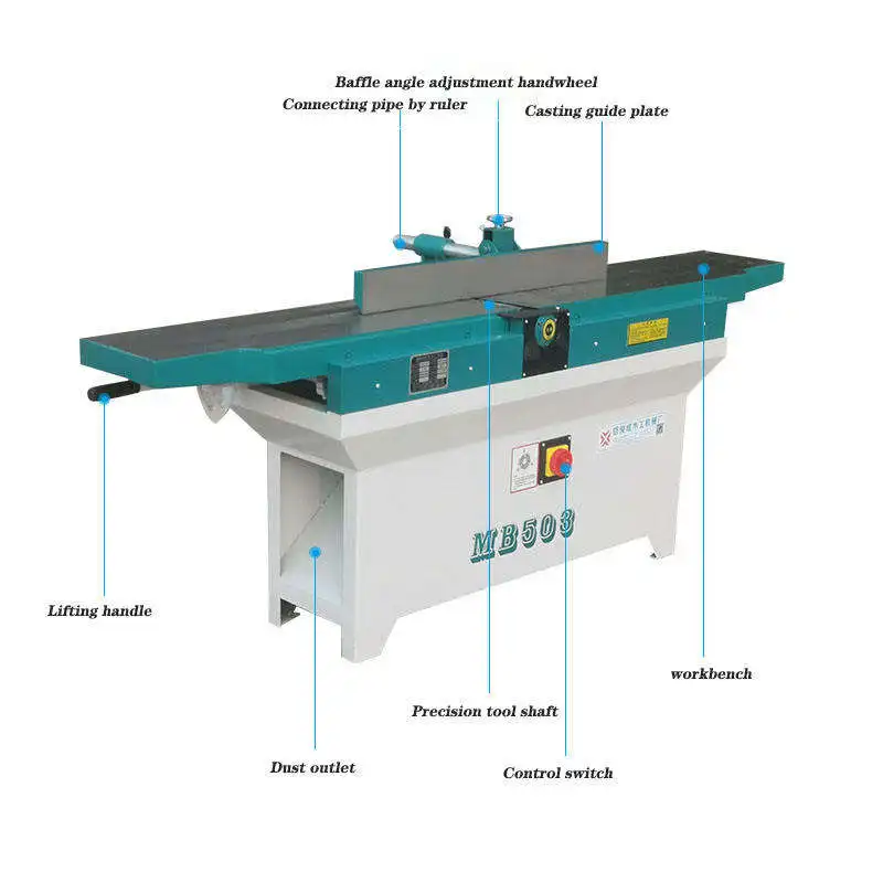 ANDUUK Electric Solid Wood Planer Straight Cutter Surface Jointer Planner Woodworking Surface Planer Machine
ANDUUK Electric Solid Wood Planer Straight Cutter Surface Jointer Planner Woodworking Surface Planer Machine