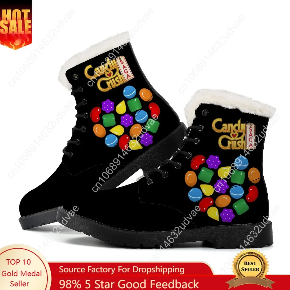 Candy Crush Saga Plush Boots Mens Womens Teenager Shoes Casual Boot Outdoor Light High Quality Print on Demand Customize Shoe
Candy Crush Saga Plush Boots Mens Womens Teenager Shoes Casual Boot Outdoor Light High Quality Print on Demand Customize Shoe