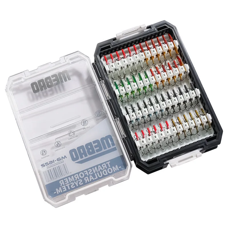 Luya VIB storage box, waterproof and can be combined and stacked, lead head hook iron plate pencil Mino hard bait box.
Luya VIB storage box, waterproof and can be combined and stacked, lead head hook iron plate pencil Mino hard bait box.