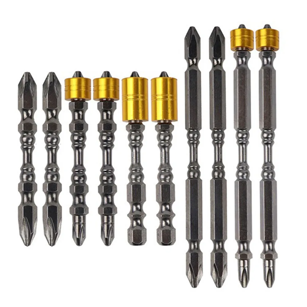 10pcs PH2 Screwdriver Bit Double Head With Magnetic Ring 65-110mm For Furniture Repairing Electric Driver Power Tool Accessories
10pcs PH2 Screwdriver Bit Double Head With Magnetic Ring 65-110mm For Furniture Repairing Electric Driver Power Tool Accessories