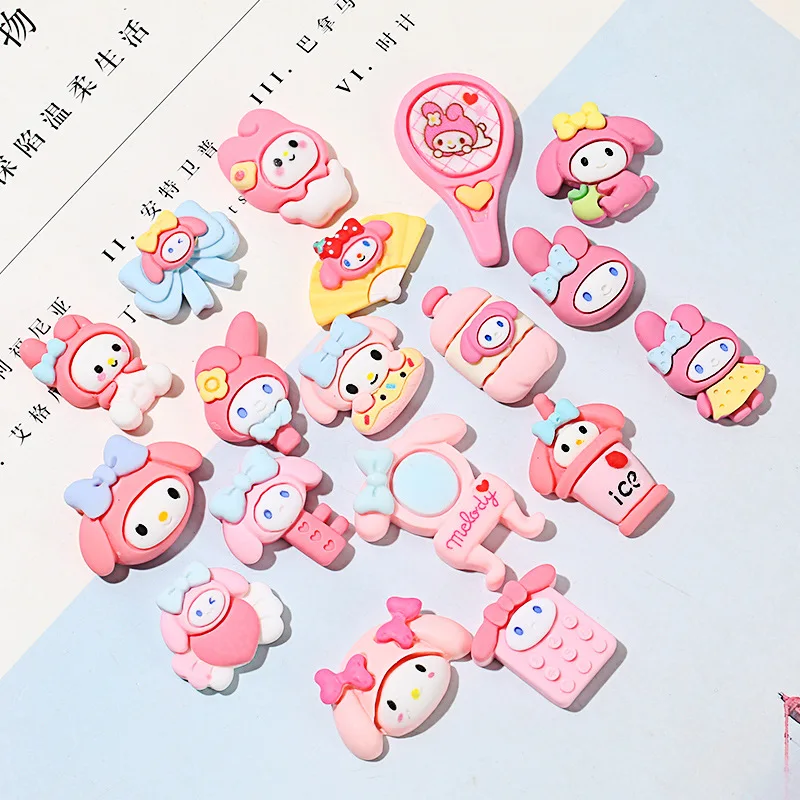 10-50Pcs Kawaii Cartoon Sanrio My Melody Series phone case Resin Scrapbook Diy Miniature Ornament Accessories 3D stickers Gifts
10-50Pcs Kawaii Cartoon Sanrio My Melody Series phone case Resin Scrapbook Diy Miniature Ornament Accessories 3D stickers Gifts