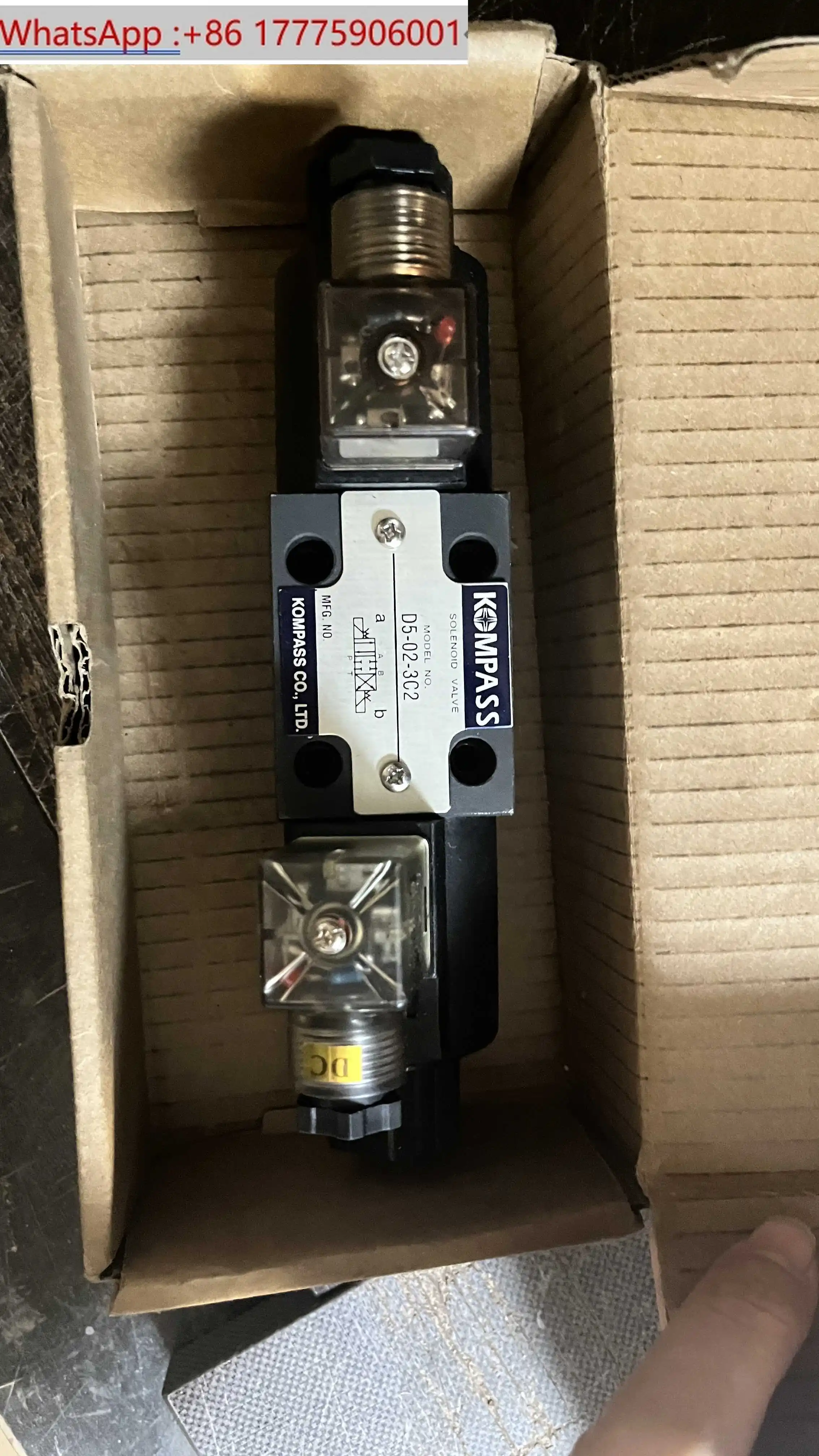 D5-02-3C2 Shenyang Machine Tool Parts KOMPASS D5-02-2D2 Solenoid Valve
D5-02-3C2 Shenyang Machine Tool Parts KOMPASS D5-02-2D2 Solenoid Valve