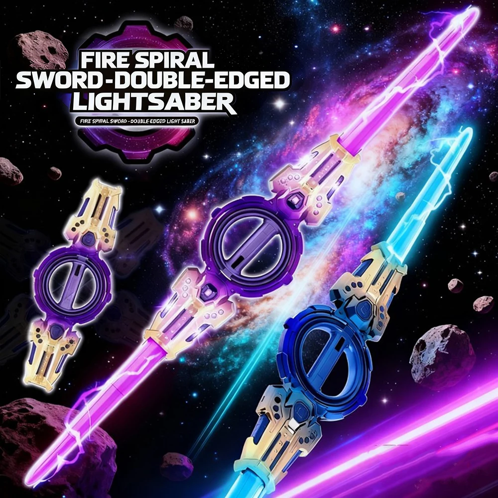 Tactical Laser Sword Toy Dual-Headed Telescopic 360-Degree Rotating Illuminated Sword With Lighting Sound Effects Cosplay Prop
Tactical Laser Sword Toy Dual-Headed Telescopic 360-Degree Rotating Illuminated Sword With Lighting Sound Effects Cosplay Prop