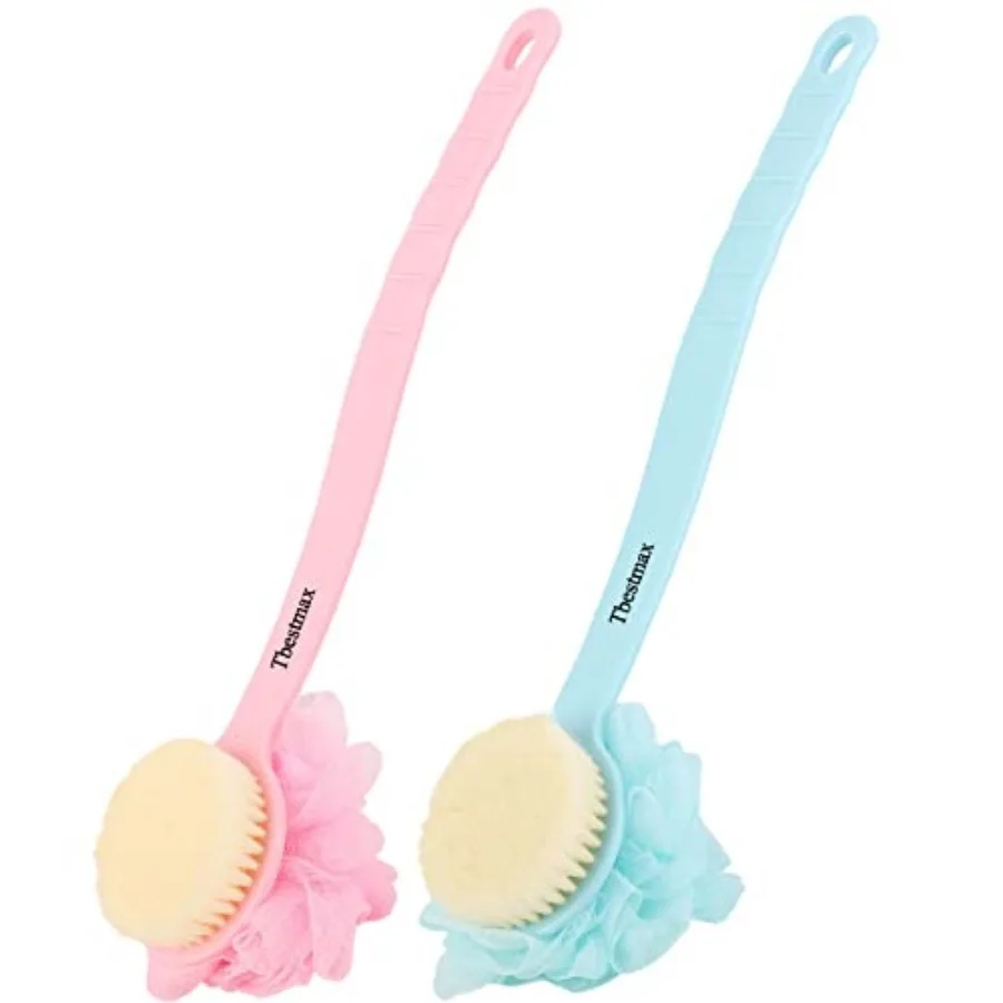 Loofah Back Scrubber Long Handle Shower Body Brush with Soft Mesh Sponge for Women Skin Exfoliating Bath, Massage
Loofah Back Scrubber Long Handle Shower Body Brush with Soft Mesh Sponge for Women Skin Exfoliating Bath, Massage