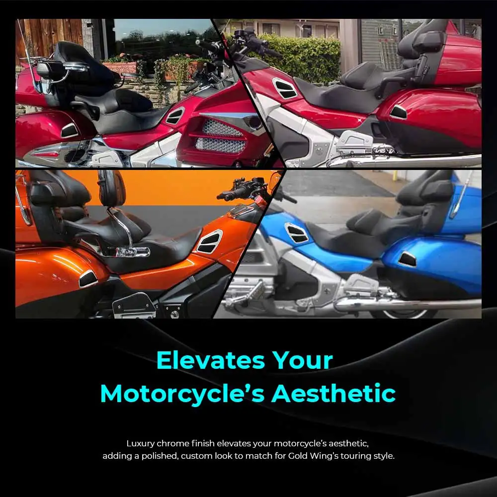 2PCS Motorcycle Rear Saddlebag Kick Scuff Protectors Cover Trim For Honda Gold Wing GL1800 GL 1800 F6B 2012-2017
2PCS Motorcycle Rear Saddlebag Kick Scuff Protectors Cover Trim For Honda Gold Wing GL1800 GL 1800 F6B 2012-2017