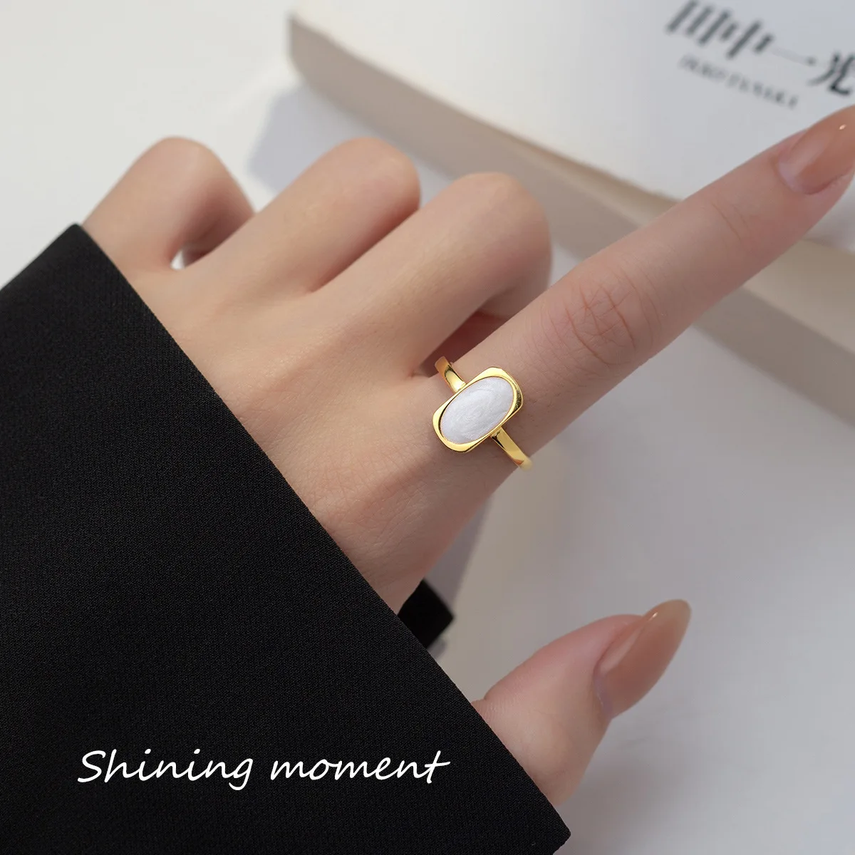 925 Sterling Silver Drip Glue Ellipse Rings For Women Wedding Gift Female Luxury Jewelry Items With Jewellery
925 Sterling Silver Drip Glue Ellipse Rings For Women Wedding Gift Female Luxury Jewelry Items With Jewellery