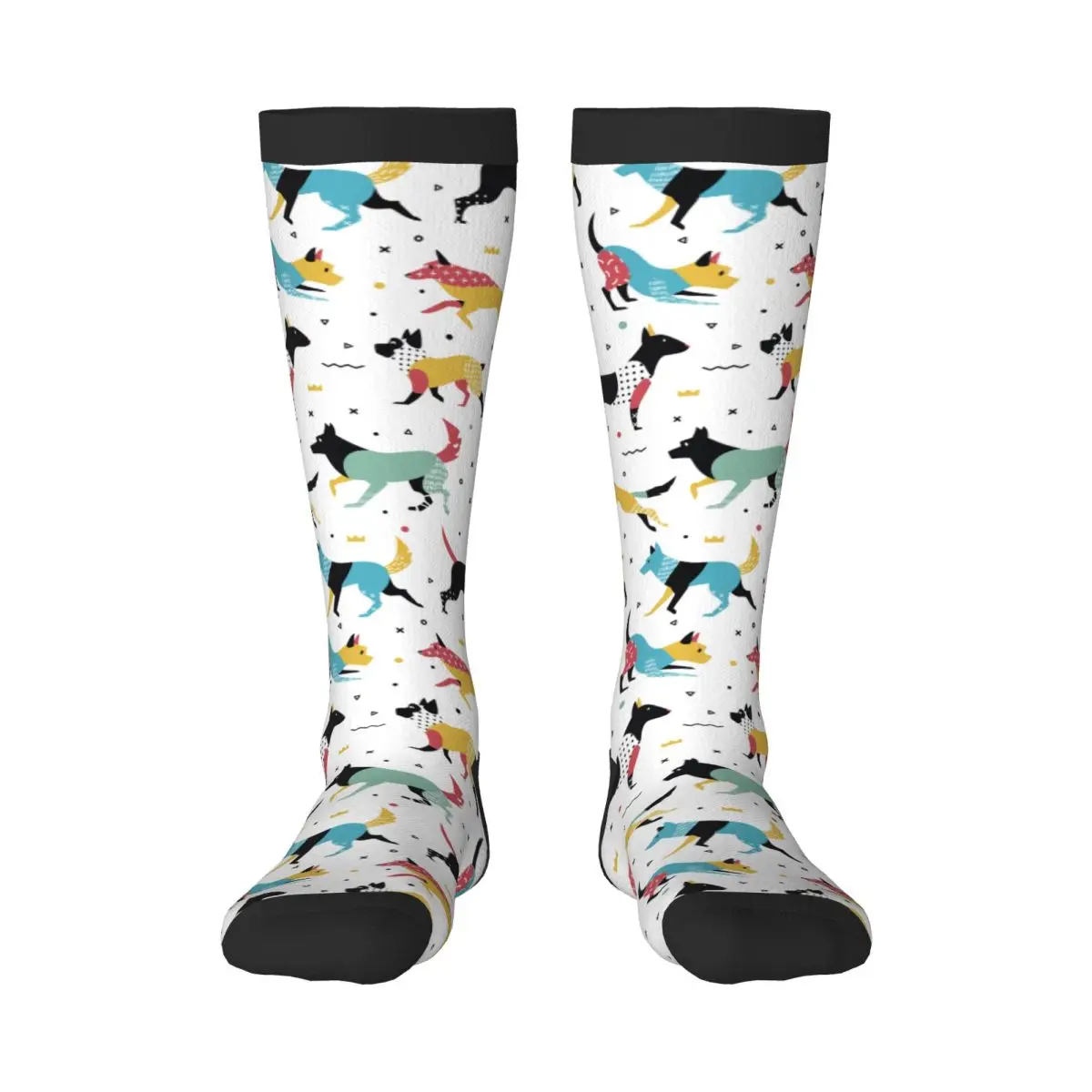 Casual Stockings Memphis Dogs And 80s Geometric Shapes Knee Thigh High Long Socks
Casual Stockings Memphis Dogs And 80s Geometric Shapes Knee Thigh High Long Socks