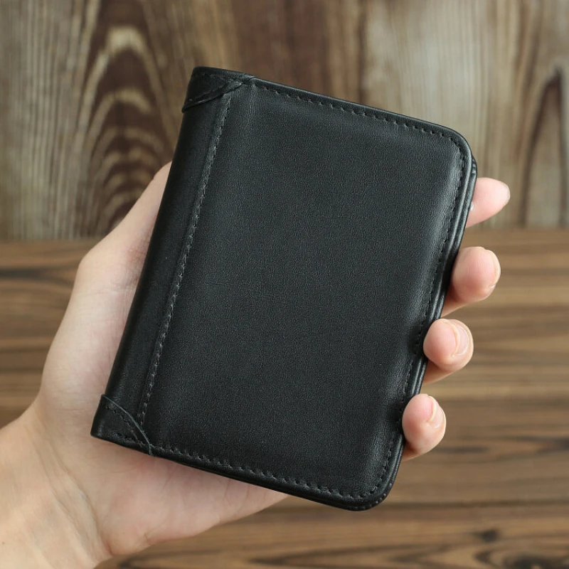 Genuine Leather Mens Wallets Short Purse Retro Wallet Moneybag Credit Card Holder Wallets
Genuine Leather Mens Wallets Short Purse Retro Wallet Moneybag Credit Card Holder Wallets