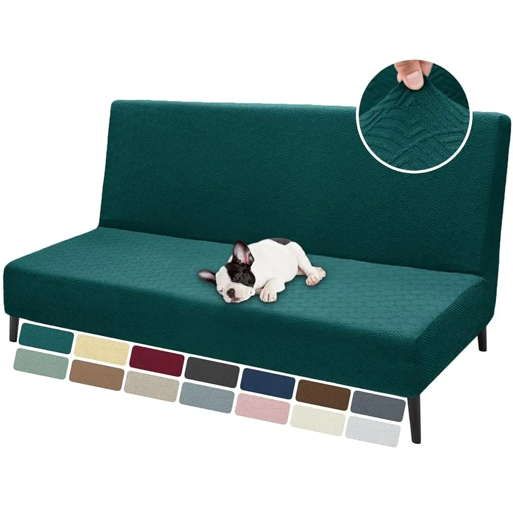 Arml Futon Covers Full Size (67""-82"") Stretch Jacquard Sofa Bed Slipcovers, Striped Queen Futon Cover With Non-Slip Elastic
Arml Futon Covers Full Size (67""-82"") Stretch Jacquard Sofa Bed Slipcovers, Striped Queen Futon Cover With Non-Slip Elastic